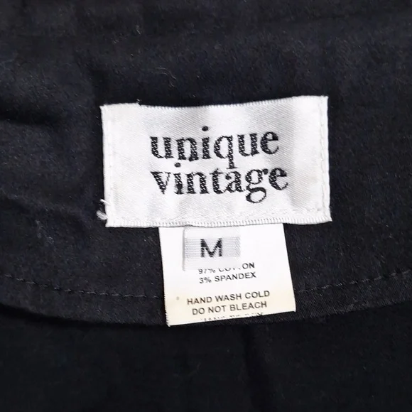 Unique Vintage pinup 50s sleeveless dress double breaste - plaid black/white - M - Picture 2 of 9